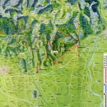 cartina Cartina con interessanti percorsi locali